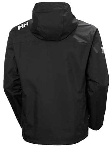 Helly Hansen Men's Crew Hooded Jacket 2.0, Black, L — view 4