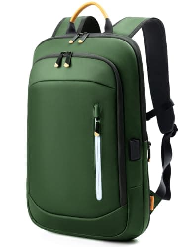 Lekespring Laptop Backpack for Men, 15.6 Inch Slim Business Travel Rucksack