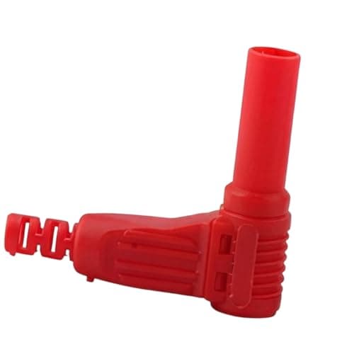 JAMIEKA 4Mm Right Angles Banana Plugs Connector with Nylon Housing Safe Insulated Adapter for Secure Electrical Connection — view 6