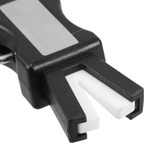 HOLIDYOYO Ice Skate Sharpener Tool, Ice Hockey Skate Blade Sharpener, Emery and Ceramic, Professional Grade, for Mobile Sharpening, Winter Sports, Outdoor Enthusiasts — view 3