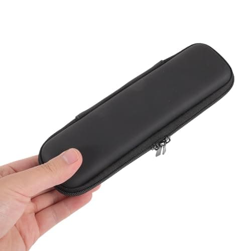 INOOMP Sturdy with Wear-Resistant Hard Shell Electric Toothbrush Case Plastic Black and Spill-Proof Design, Portable Toothbrush Travel Case Suitable for Travel and Daily Use — view 4