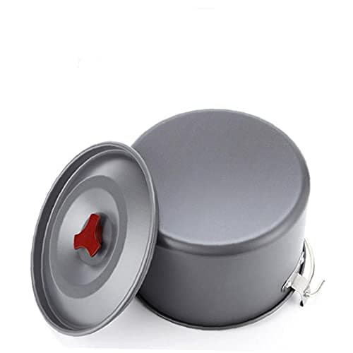 Camping Hanging Pot Cookware Picnic Campfire Large Lightweight Aluminum for 5-6 People Travel Hiking Outdoor — view 6