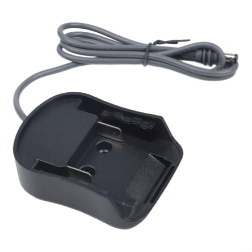 18W DC Power Adapter with 96cm Cables for 18V 20V MAX for lxt for battery, Compatible with BL1830 BL1840, Teal ABS Converter for Work Light Fan Tools(with USB Port) — view 2