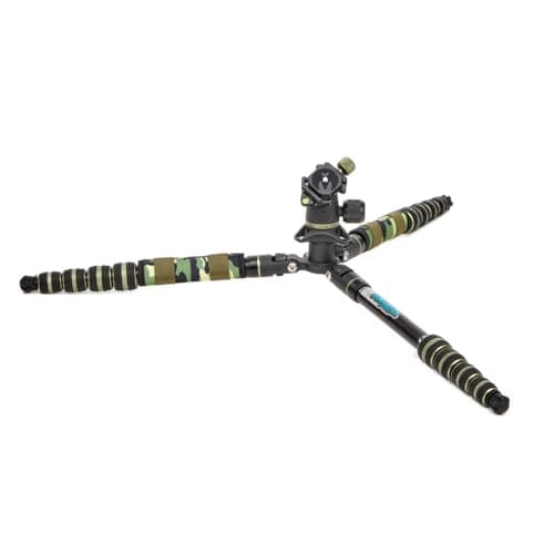3 Legged Thing Punks Corey 2.0 Ultra Compact Travel Tripod with Airhed Neo 2.0 (RG-JFFA-G4Y9) (Moss Green) — view 3