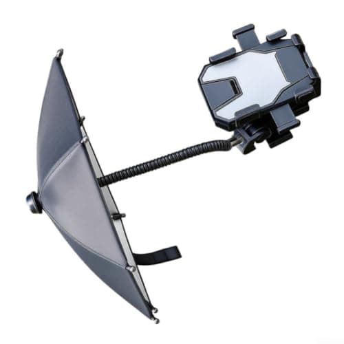 Portable Phone Sun Shade Umbrella, Clamp Shield For Outdoor Travel — view 2
