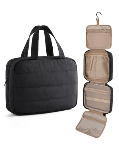 LIGHT FLIGHT Hanging Toiletry Bag for Women, Travel Wash Bag