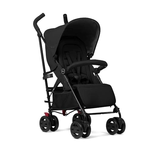 Silver Cross - Pop Pushchair - Foldable Travel Stroller - Buggy - Adjustable/Lie Flat Seat - Newborn to 4 Years - Space
