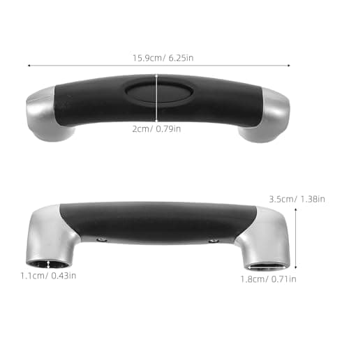 ULTECHNOVO Plastic Luggage Handle Replacement for Suitcase and Briefcase with Retractable Design, Adjustable and Sturdy Grip for Quick Suitcase Handle Repair and Extended Luggage Lifespan — view 2
