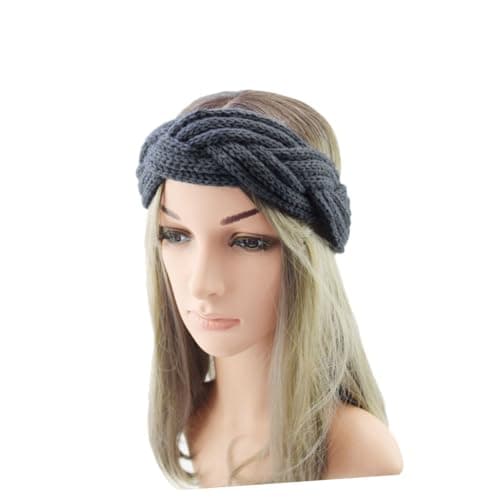 4pcs Braid Knitted Headband Ear Warmer Wool Yarn for Women — view 2
