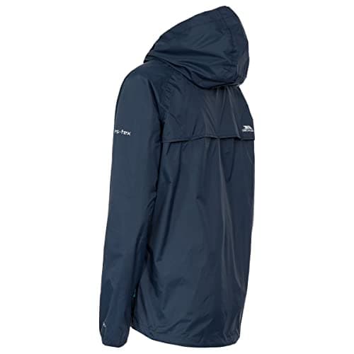 Trespass Womens Waterproof Packaway Jacket Qikpac Navy in Size - 12 — view 3