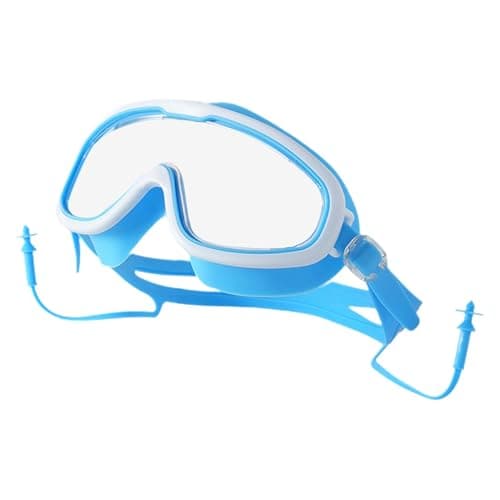 Kids Swim Goggles Anti-Fog, 180 Degree Broad View, PC Lenses