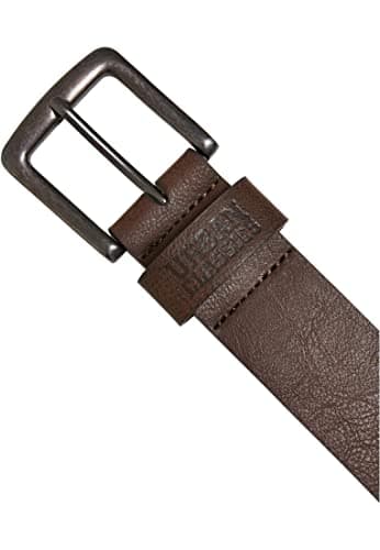 Urban Classics Leather Imitation Belt, Brown, L — view 3