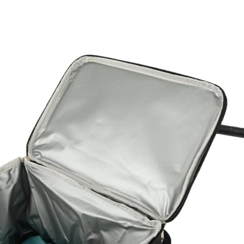 15L Insulated Cool Bag for Men & Women, Leak-Proof Thermal Lunch & Picnic Soft Cooler, Reusable Lunch Tote for Work, Beach, Travel, Black — view 4