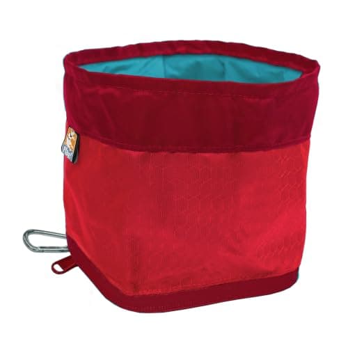 Kurgo Zippy Bowl, 48oz, Barn Red