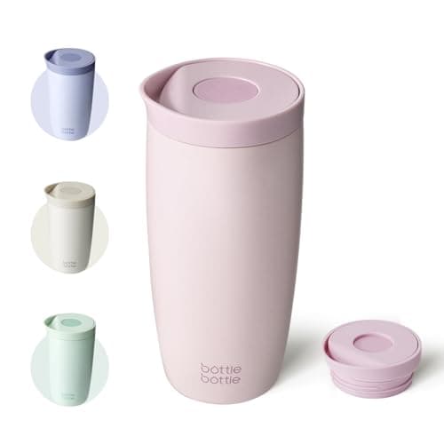 BOTTLE BOTTLE Travel Mug (Pink, 500, Milliliters)