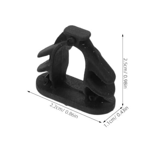 Canopy Pole Protector Plug Black 1 Inch Oval Tubes 10pcs for Plastic — view 2