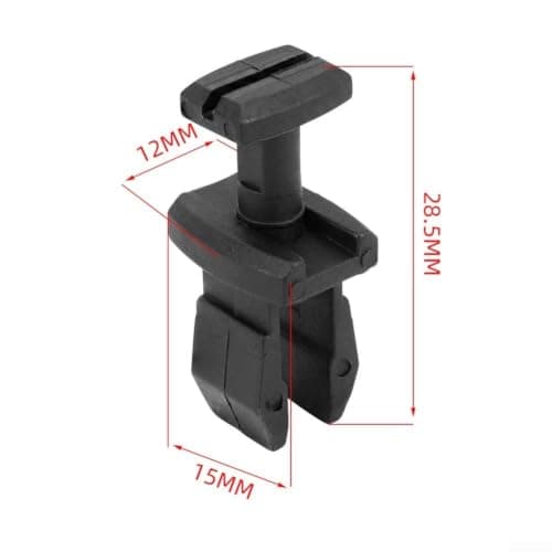 RV Fridge Vent Clips Black 2/4 Pack for Camper Trailer for caravan - Secure Refrigerator Vent Latch Lock Kit, Sturdy PP Plastic Closure for Travel & Winter Storage(A) — view 3