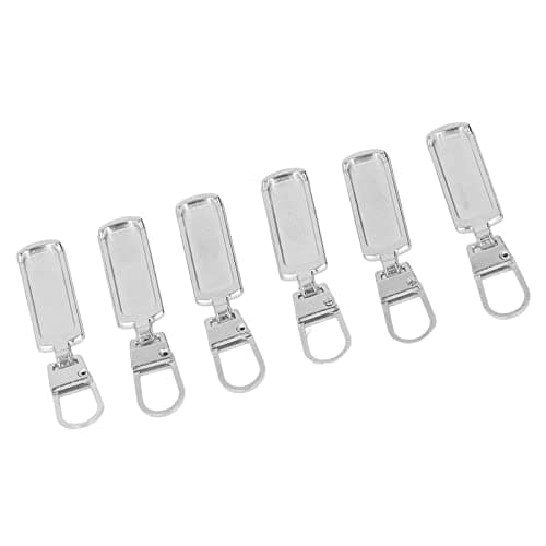Multi-Purpose Zipper Replacement Kit, 6-Pack Colored Silver Zippers for Clothing Repair, Luggage Fix, Backpacks and Bags for Travelers, Outdoor Enthusiasts, Daily Use — view 2