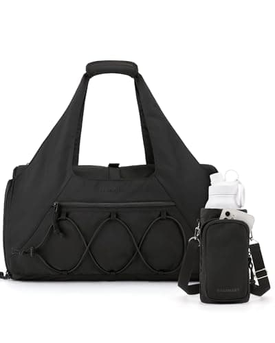 BAGSMART 25L Womens Gym Bag, Shoes Wet Compartment, Sports Duffle for Yoga