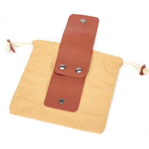 RetroNest Waxed Canvas Foraging Bag Adjustable Belt Buckle Harvesting Pouch
