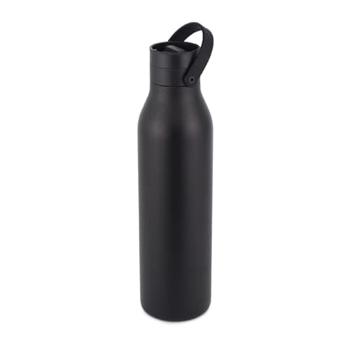 Circular&Co Recycled Stainless Steel Water Bottle 750ml – Uncoated Ink Black – Reusable, Sustainable & BPA-Free