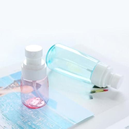 MUSISALY 3pcs 100ml Reusable Plastic Spray Bottles Portable Mini Compact Sunscreen Sprayers for Travel Use with Assorted Colours — view 2