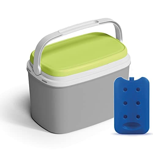 URBNLIVING 6L Cooler Box Insulated (Green-With Ice Pack)
