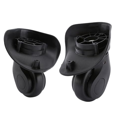 Suitcase Wheels Replacement 2 Pack PVC – Luggage Wheels 360° Swivel Castor Wheels with Screws | Wear Resistant Trolley Case Wheels for Travel Bag Luggage Repair DIY — view 3