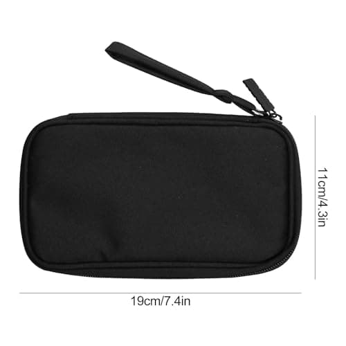 Portable Electronic Organizer - Jagowa Bag: Power Bank, Cable, Hard Drive Case, Travel Pouch with Zipper - Compact & Stylish - Black — view 2