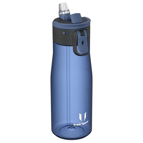 Sparrow Water Bottle 1L - One-Tap TouchFlow Water Bottles with Straw - Non-Toxic - BPA Free Tritan Bottles - Leak Proof & Sustainable Drinks Bottle for Sports, Outdoors