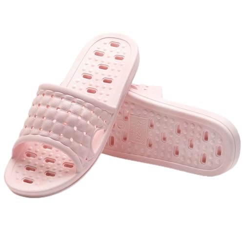 Czgcpyc Shower Shoes Quick Dry Non Slip Bath Slippers Pink EU 39-40 — view 4