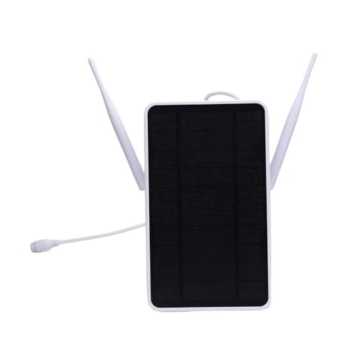 Fafeims Rugged Modem Router Solar Powered IP66 4G LTE Router for Wild Camping Caravan Travel (European Version)