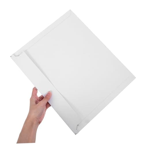 Angoily 20pcs Self Sealing Flat Rigid Mailers Paper Envelopes for Document Mailers Shipping Label Pouches for Office Folders and Small Business Packaging — view 4