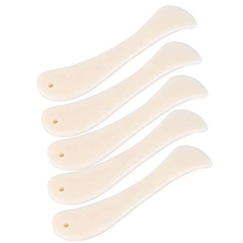Jiawu 5Pcs Leather Craft Folder, Plastic Edge Trimming Tool (Plastic 2) — view 2
