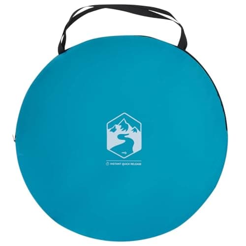 Mangloder Privacy Tent, Blue, Pop-Up, Waterproof, Lightweight, Portable, for Camping, Hiking, Trekking, Outdoor, Festivals, Garden, Beach, Fishing, Travel Backpack — view 6