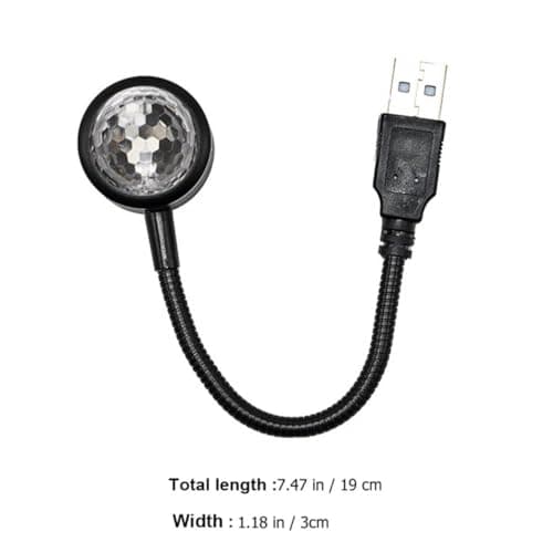 USB Projection Light Voice Controlled for Car Ceiling Decoration — view 2