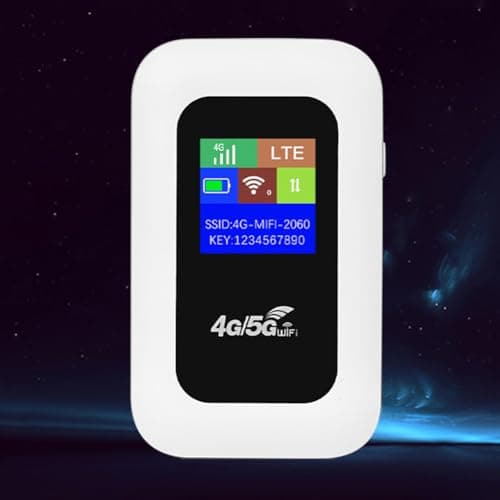 LYEAA 4G LTE Mobile WiFi Router with SIM Card Slot 150Mbps Mini Hotspot (LCD Asian) — view 5