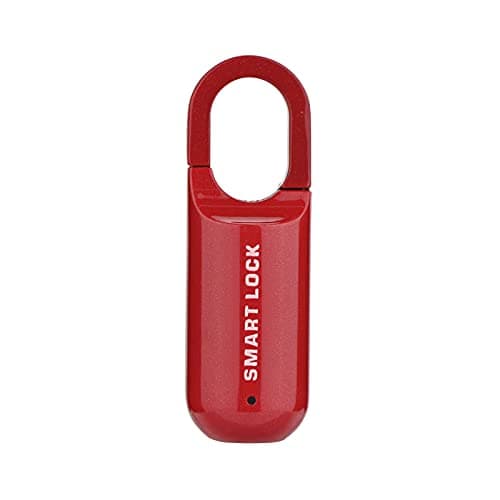 YIWENG MQ-1017 Smart Fingerprint Padlock Waterproof Biometric Lock Portable Less Lock Anti-Theft Lock for Luggage School Bag Suitcase Handbag Cabinet Bike