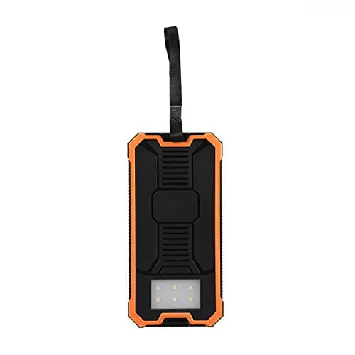 OPPWONG Dual USB 20000mAh Fast Charging Solar Power Bank Case Kit for Outdoor Activities (Orange) — view 4