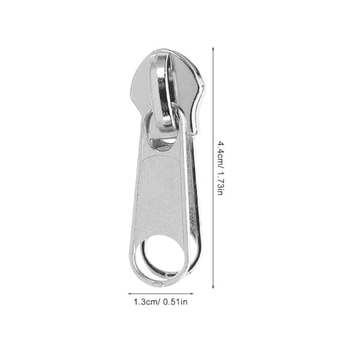 Alasum Zipper Repair Kit 20pcs with Dual-Sided Zinc Alloy Slider and Detachable Puller Featuring Smooth Glide Technology Universal for Jackets and Nylon Bags for Outdoor Gear Repair — view 2