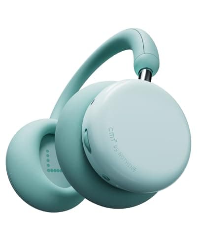 CMF Headphone Pro - Bluetooth Wireless Over Ear Headphones, Up to 100 Hours of Battery Life, Active Noise Cancelling, Hi-Res with LDAC support, Spatial Audio- Light Green