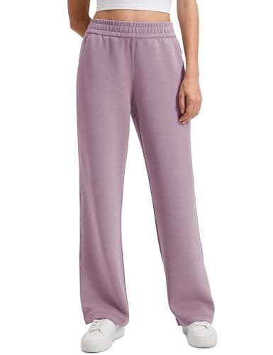 CRZ YOGA SoftAura Straight Leg Sweatpants 32" Light Lavender 10