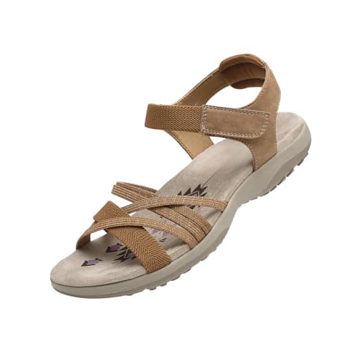 NovaNest Women’s Soft Cushion Sandals – Lightweight Comfort Walking Shoes with Adjustable Strap, Flexible Sole, Summer Casual Open Toe Sandals for Travel & Everyday Wear — view 3
