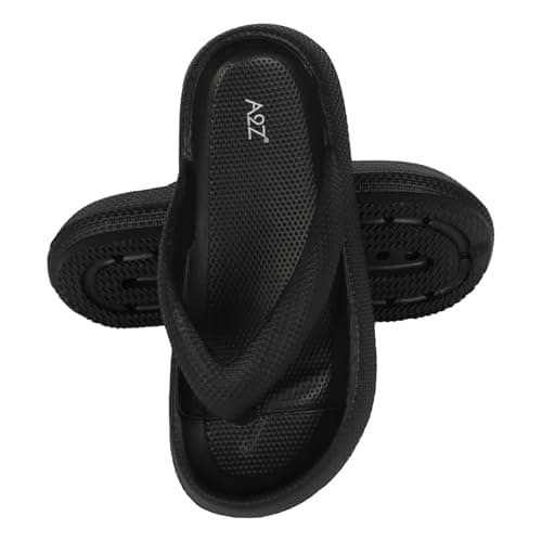 A2Z Women EVA Flip Flops Lightweight - Slider LDS 1304 Black 7/8 UK — view 5