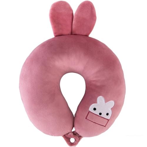 YgonziRuvc Kids Travel Pillow, Kids Neck Pillows for Travel, Comfortable Travel U Shape Pillow, Ideal for Airplane, Car, Train, Camping, Home, and Office Use, 30 cm