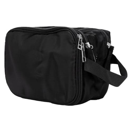 Yosoo Health Gear Toiletry Bag with Double Opening, 195g (Black) — view 4
