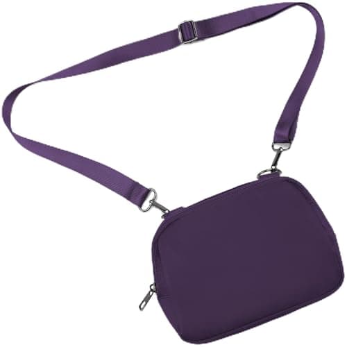 MAXTOP Small Crossbody Bags for Women Cellphone Belt Bag Purse Fanny Pack with Adjustable Strap Sling Bag for Traveling Casual Festival Gifts Purple