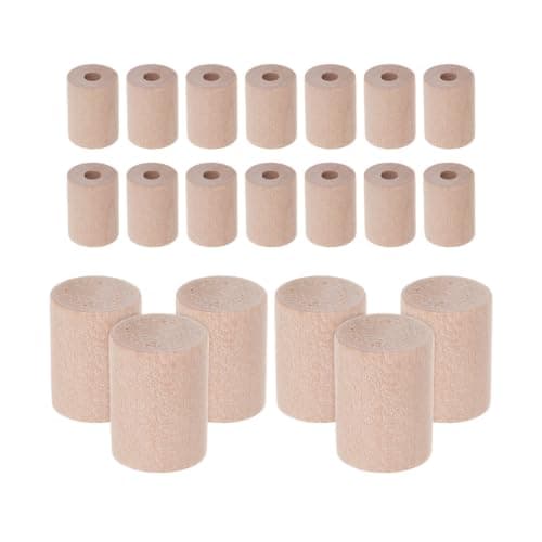 WOONEKY Wooden Pegboard Hook Locks 20pcs 12mm to 4mm Conversion Plugs