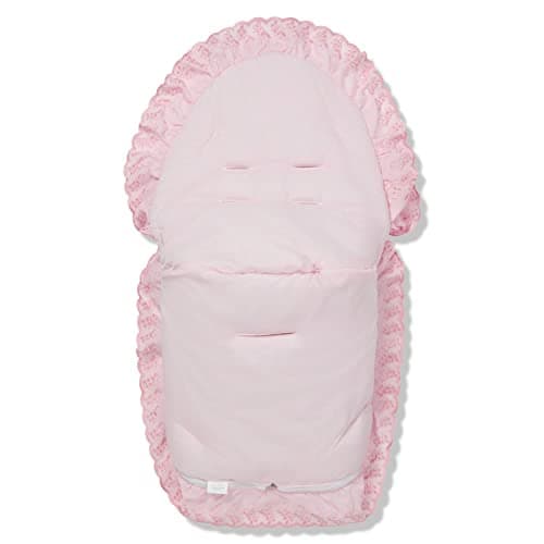 For Your Little One FYLO Universal Broderie Anglaise Car Seat Footmuff/Cosy Toes - Pink — view 2