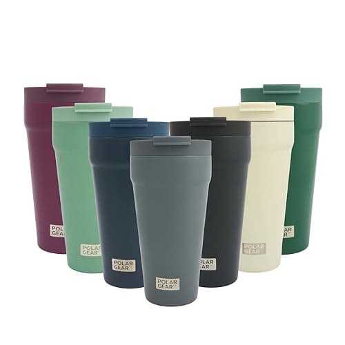 Polar Gear 470ml Coffee Cup Travel Mug, Insulated Coffee Cup w/Closure Lid